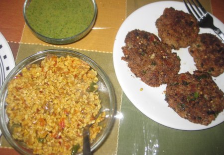 RICE N KABAB - WALLAPER, HOT, NICE, FOOD, COOL