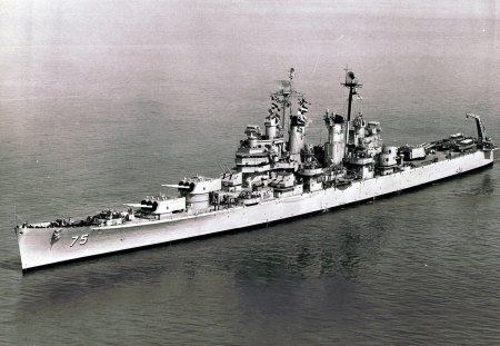 heavy cruiser u.s.s. helena ca75 - i, u, r, c