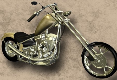 Chopper 4 - club, chopper, cool, sweet, grunge, bike, chopped, motorcyle, biker, paper, sexy