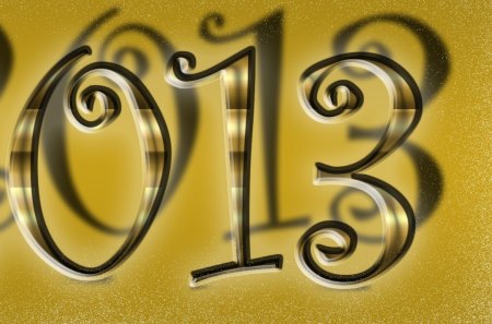 New year - 2013, year, new