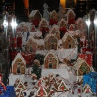 Santa display on a cruise ship