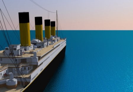 Titanic 3D - 3d titanic, titanic cgi, titanic, Titanic 3D