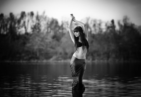 The Mermaid - woman, body, mermaid, photo, model