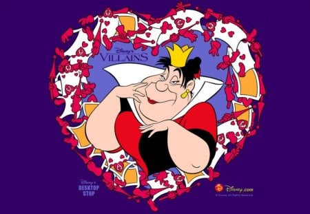 It's All About Me!!! - cards, colorful, wonderland, animated, movie, alice, disney, queen of hearts