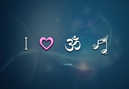 i love trance music - music, trance, love, heart