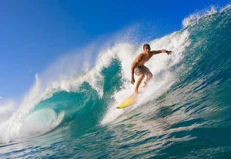 riding the waves - oceans, surf, riding, waves