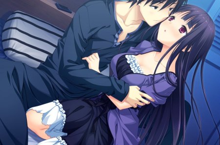 ~Tender Kisses~ - love, romantic, couple, anime, sweet, cute