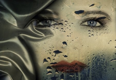 DREAMER - tears, lips, woman, model