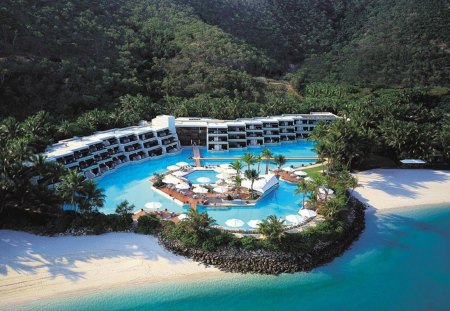 wondrous resort on hayman island australia - beach, forest, pool, resort