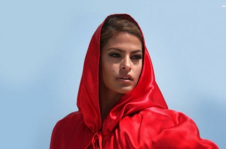 Eva Mendes - beauty, cover, eva-mendes, red