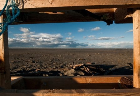 Frame - sky, frame, nature, clouds