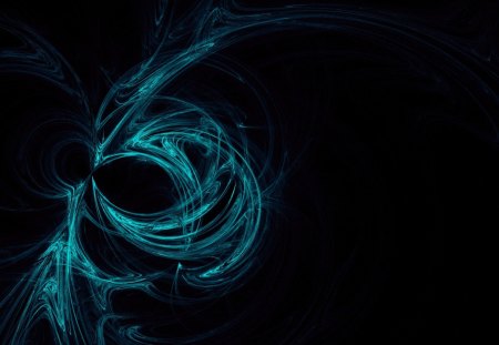 Blue Abstract Swirl - abstract, dark, blue