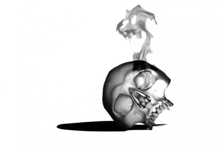 Smoking Skull