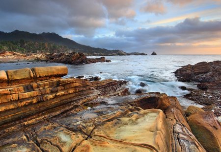 Rocky Beach - sea, nature, blue