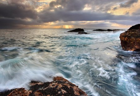 Splash  - sea, nature, blue