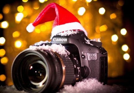 Christmas Canon - canon, xmas, photo, christmas