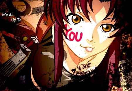 All On You - sexy, revy, girl, pretty, black lagoon