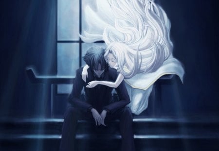 Irisviel & Emiya - emiya, couple, fate zero, night, anime