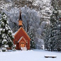 Winter church