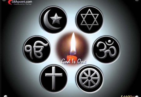 god is one wallpaper - hinduism, humanity, spiritual, earth, christianity, god, love, peace, buddhism, sikhism, islam, judaism, wallpaper