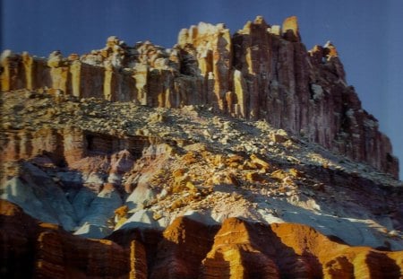 Capitol Reef National Park, Utah - rock, mountain, national park, snow