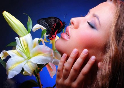 Beauty and the butterfly