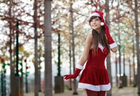 *** Agnes Lim *** - people, santa, models, female, girl, christmas