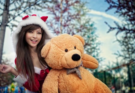 *** Agnes Lim *** - people, model, female, girl, christmas