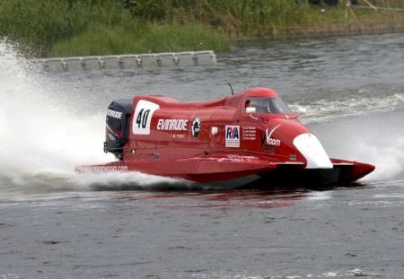 F1 Power Boat - race, power, boat, thrill