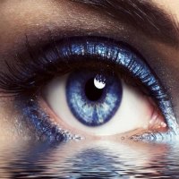 Women Beautiful Blue Eye