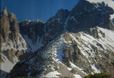 Great Basin National Park, Nevada - sky, national park, snow, mountian