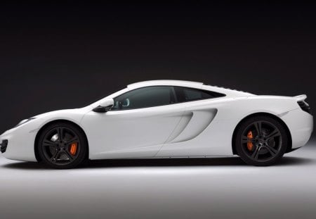 white mclaren mp4 - mclaren, sports, cars, white