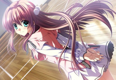 Sakura Narumi - anime school girl, supipara, pink, anime, anime girl, sakura narumi