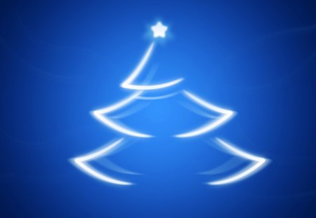 Christmas Tree - cg, tree, star, christmas