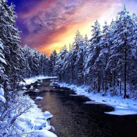 Winter river