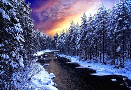 Winter river