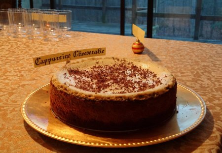 Cappuccino Cheesecake - yummy, abstract, cheesecake, foods