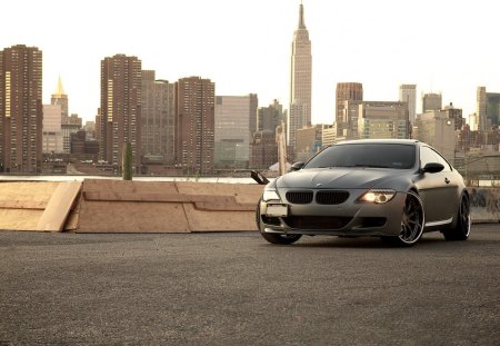 bmw m3 in city - city, cars, road, bmw