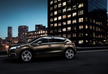 citroen ds4 - ds4, road, city, citroen