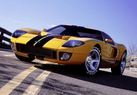 ford gt40 - road, cars, ford, mustang