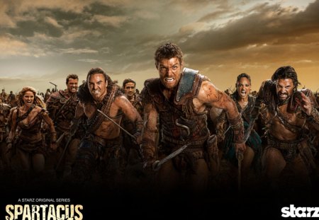 Spartacus, War of the damned - spartacus, damned, war, movie, film, serie