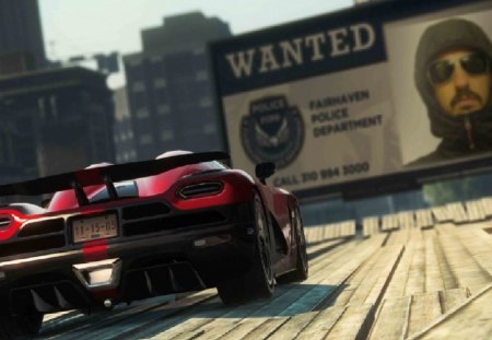 Billboard Run - wanted, race, speed, need, most