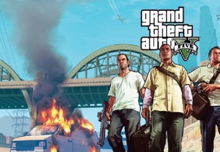 GTA V - theft, grand, v, auto, five