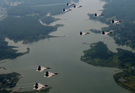 Raptor Formation - f 22  jets, Raptor Formation, raptors, f22