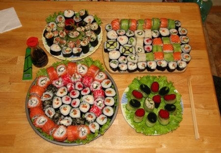 *** Sushi *** - fish, fresh, food, sushi