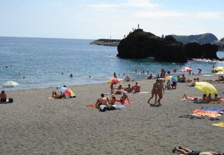 Azores - portugal, beach, azores, vila franca