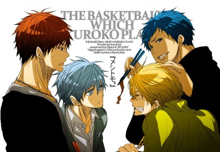 Kuroko no Basket - Kuroko no Basuke, Taiga Kagami, Kuroko no Basket, DaikiAomine, Boys, Anime, Tetsuya Kuroko, RyotaKise