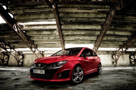 seat ibiza coupe tunning - ibiza, cars, red, seat