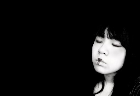 â™¥ - woman, geisha, japan, portrait, photography, wp, bw, makeup