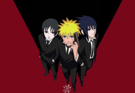 Sai, Naruto, Sasuke